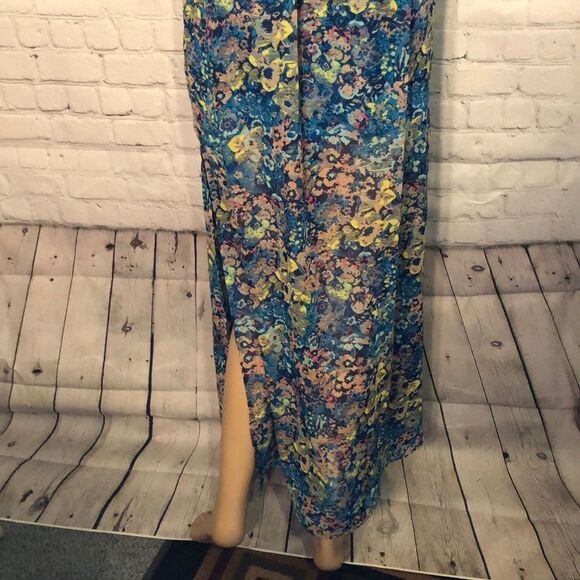 Fire Los Angeles Floral Maxi Dress High Sl… - Picture 7 of 10